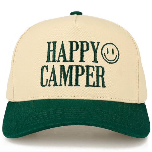 HAPPY CAMPER - Two Tone Trucker Hat