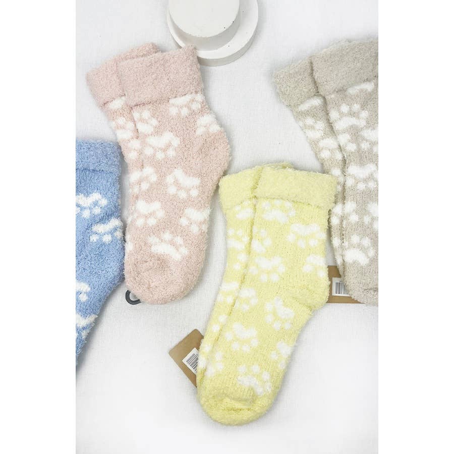 Paw Plush Socks