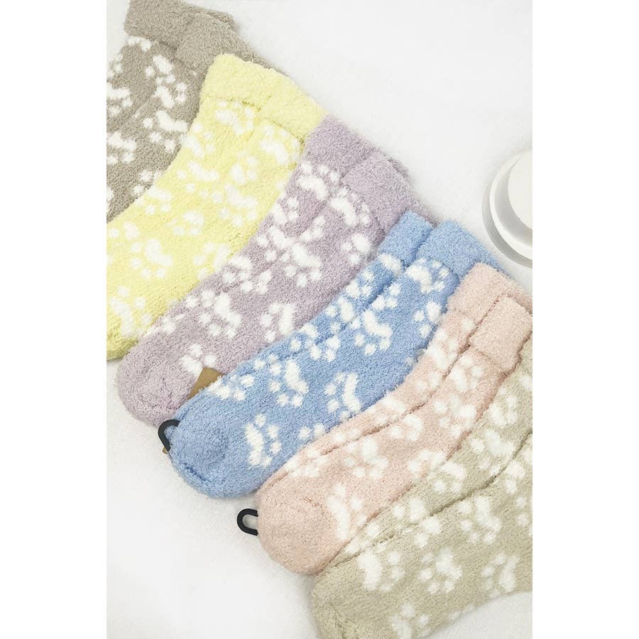 Paw Plush Socks
