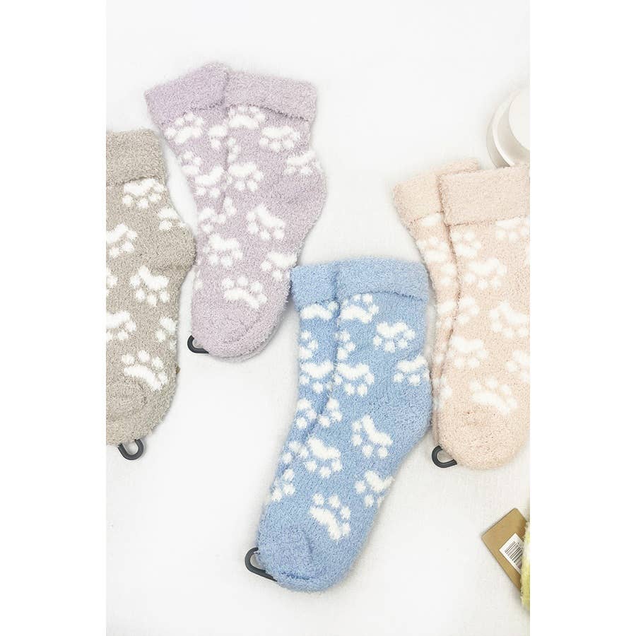 Paw Plush Socks