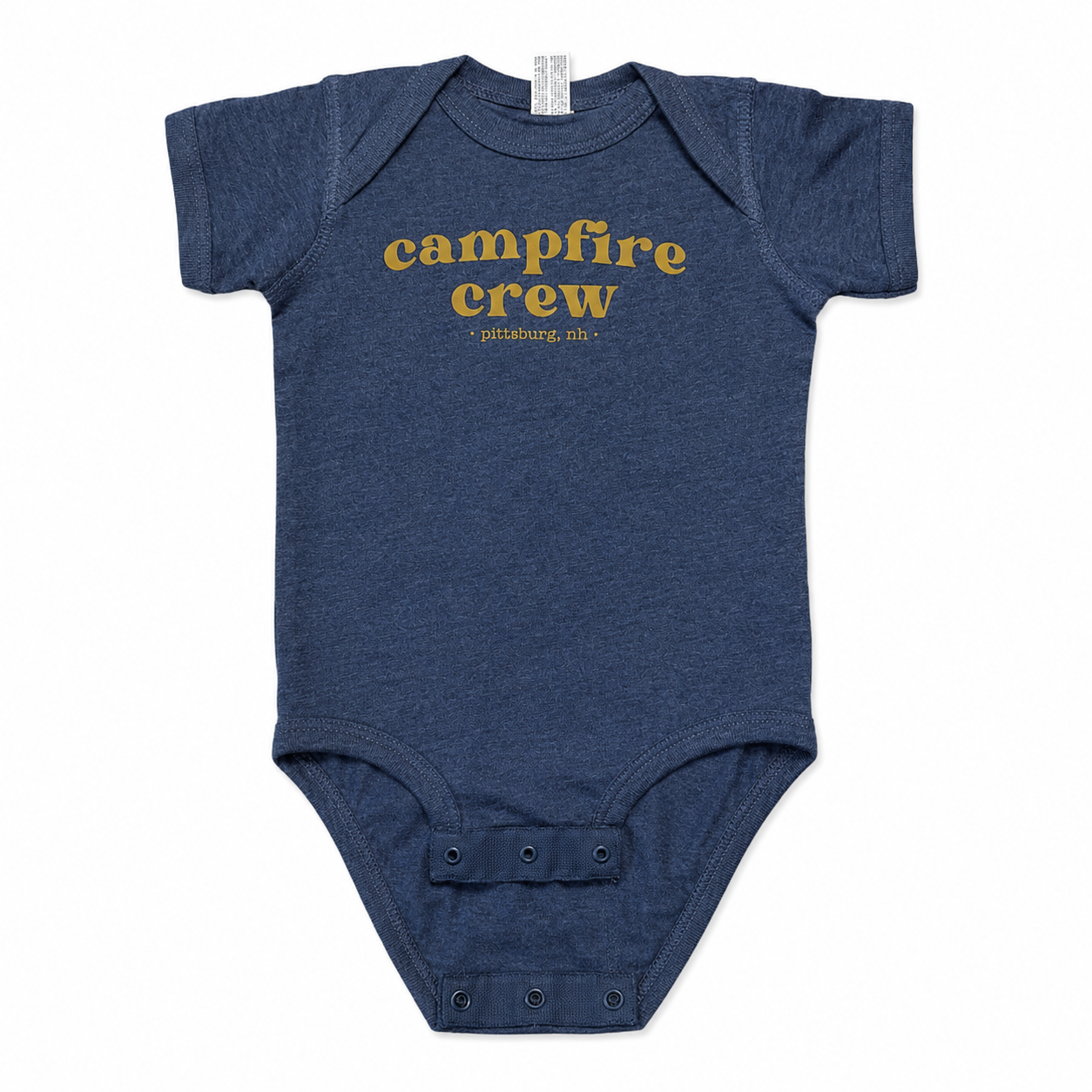 Campfire Crew - Baby Onesie - Navy