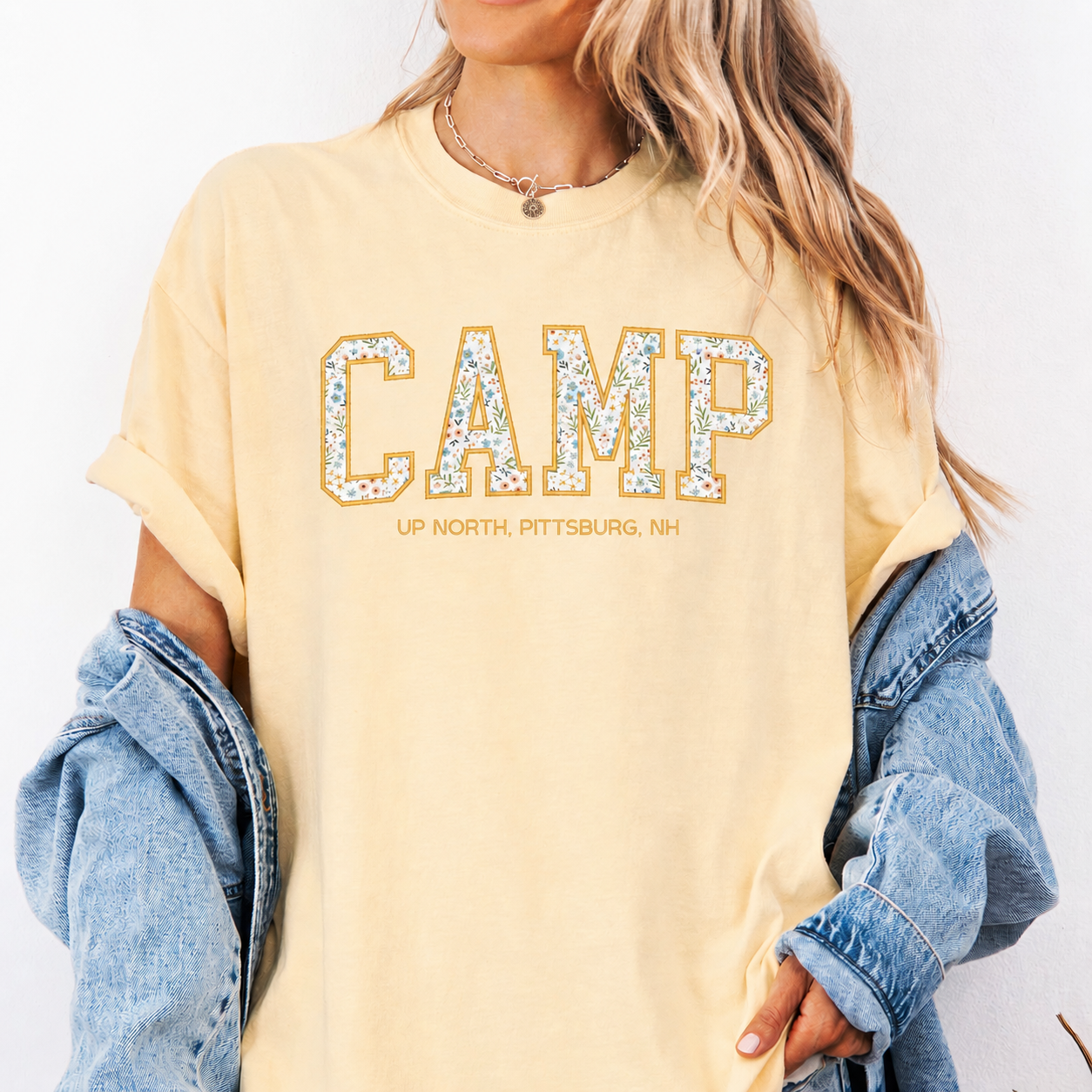 CAMP Faux Embroidery Unisex Tee