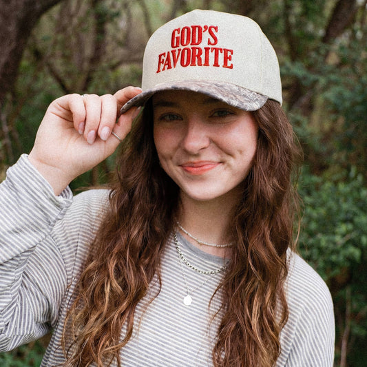 GOD'S FAVORITE - Two Tone Trucker Hat