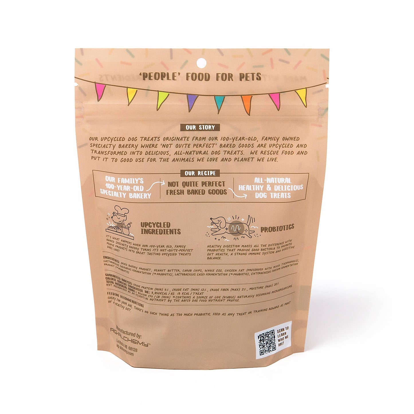 Peanut Butter Carob Dog Cookies 6oz