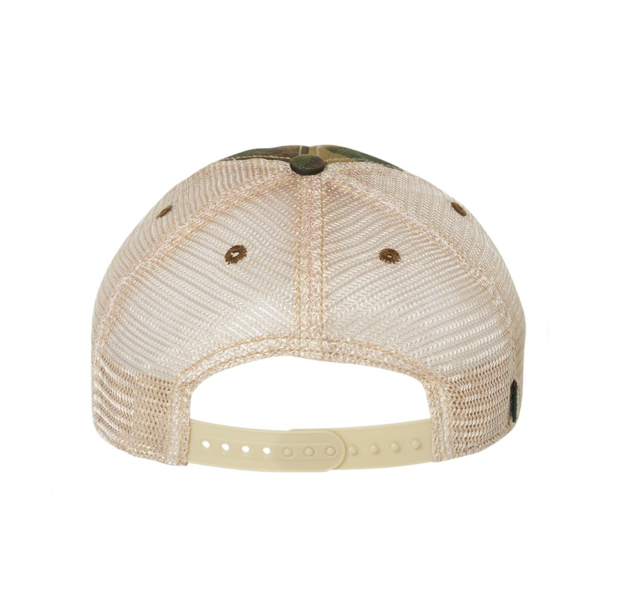 Up North Camo Washed & Worn Trucker Hat