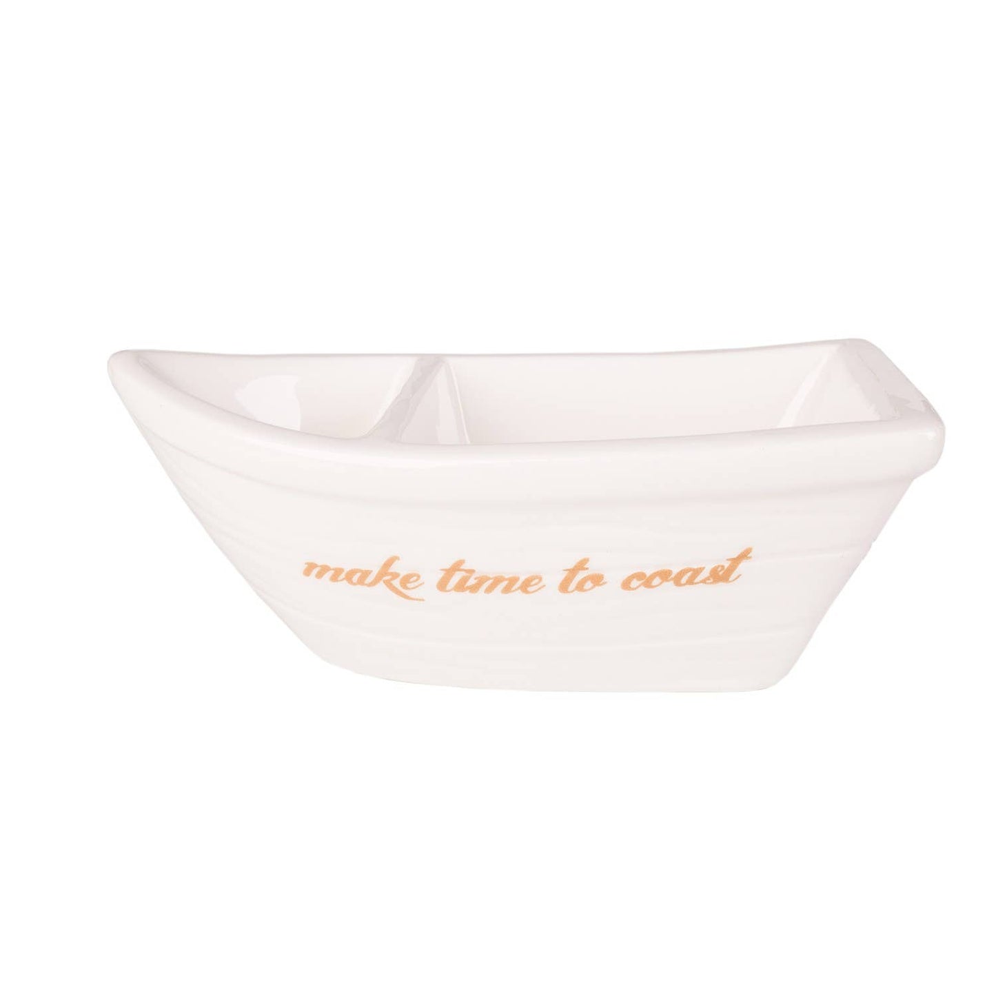 Make Time To Coast Boat Dish