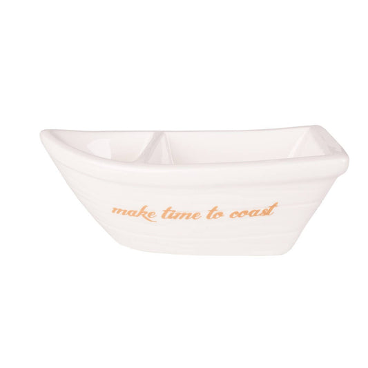 Make Time To Coast Boat Dish