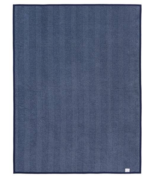 Harborview Herringbone Navy - ChappyWrap Blanket