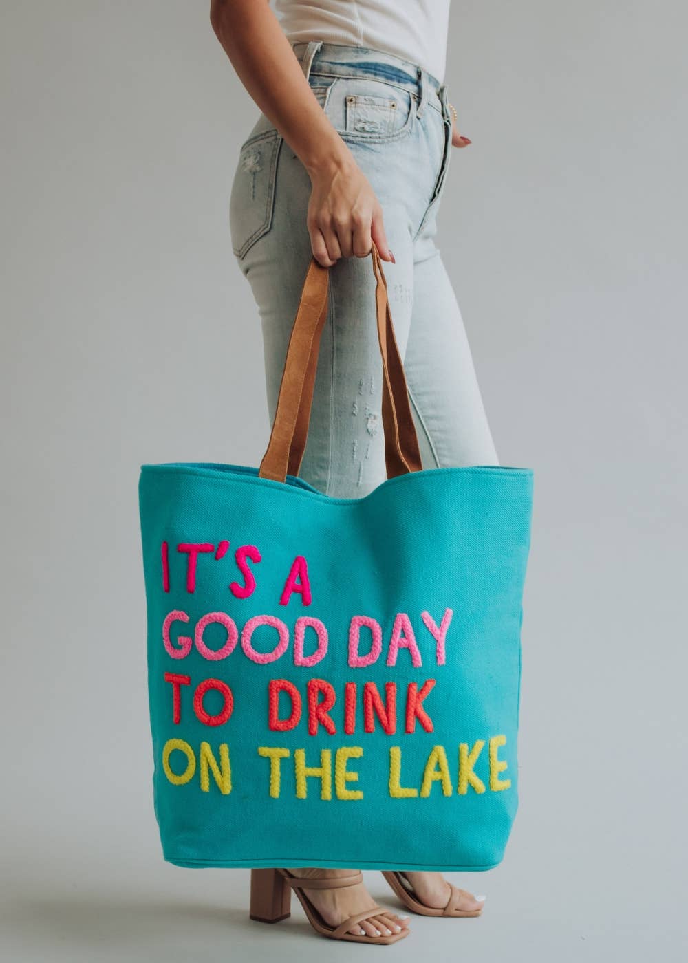 Blue Drink On The Lake Tote