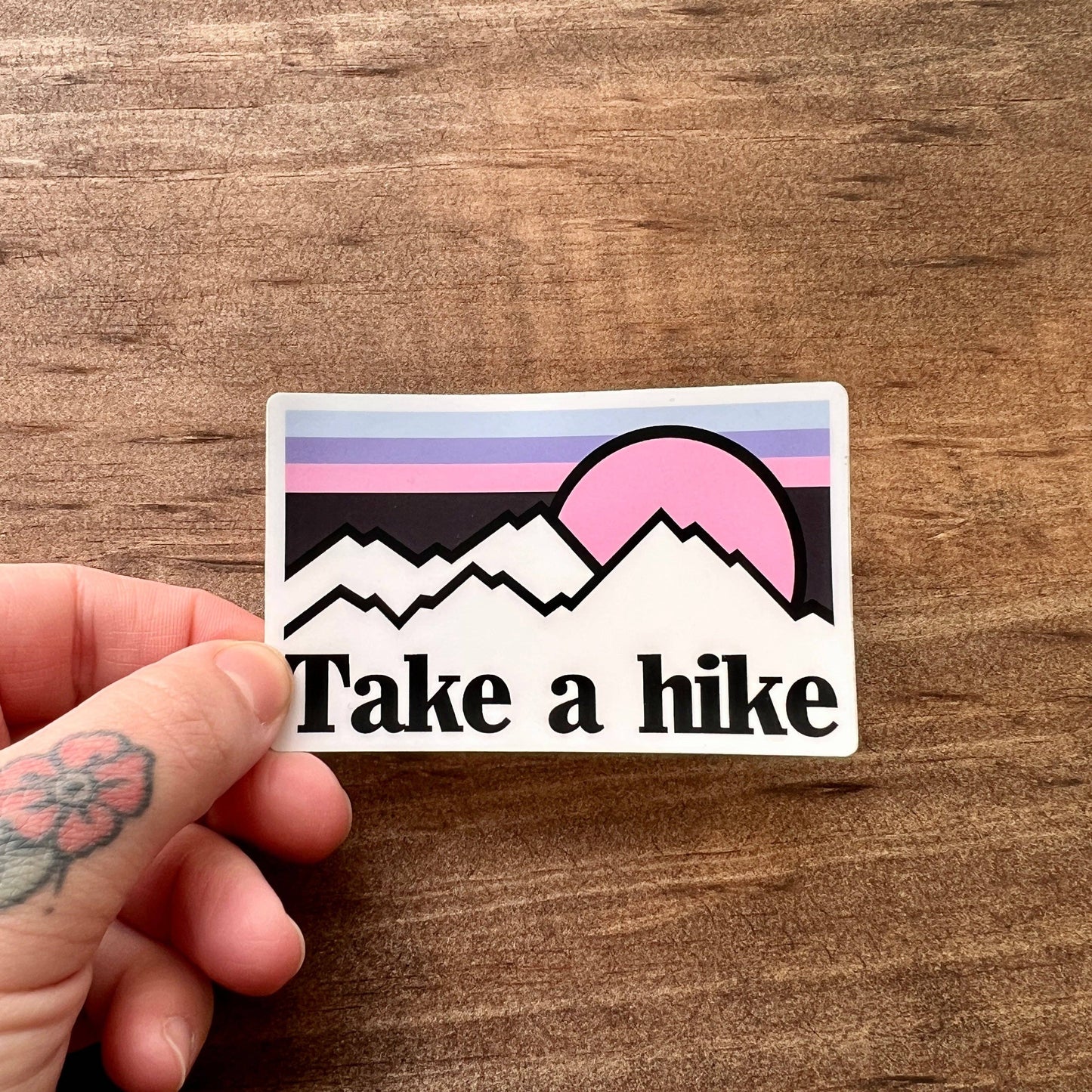 Take A Hike Sticker, Hiking Nature, Explore, Adventure