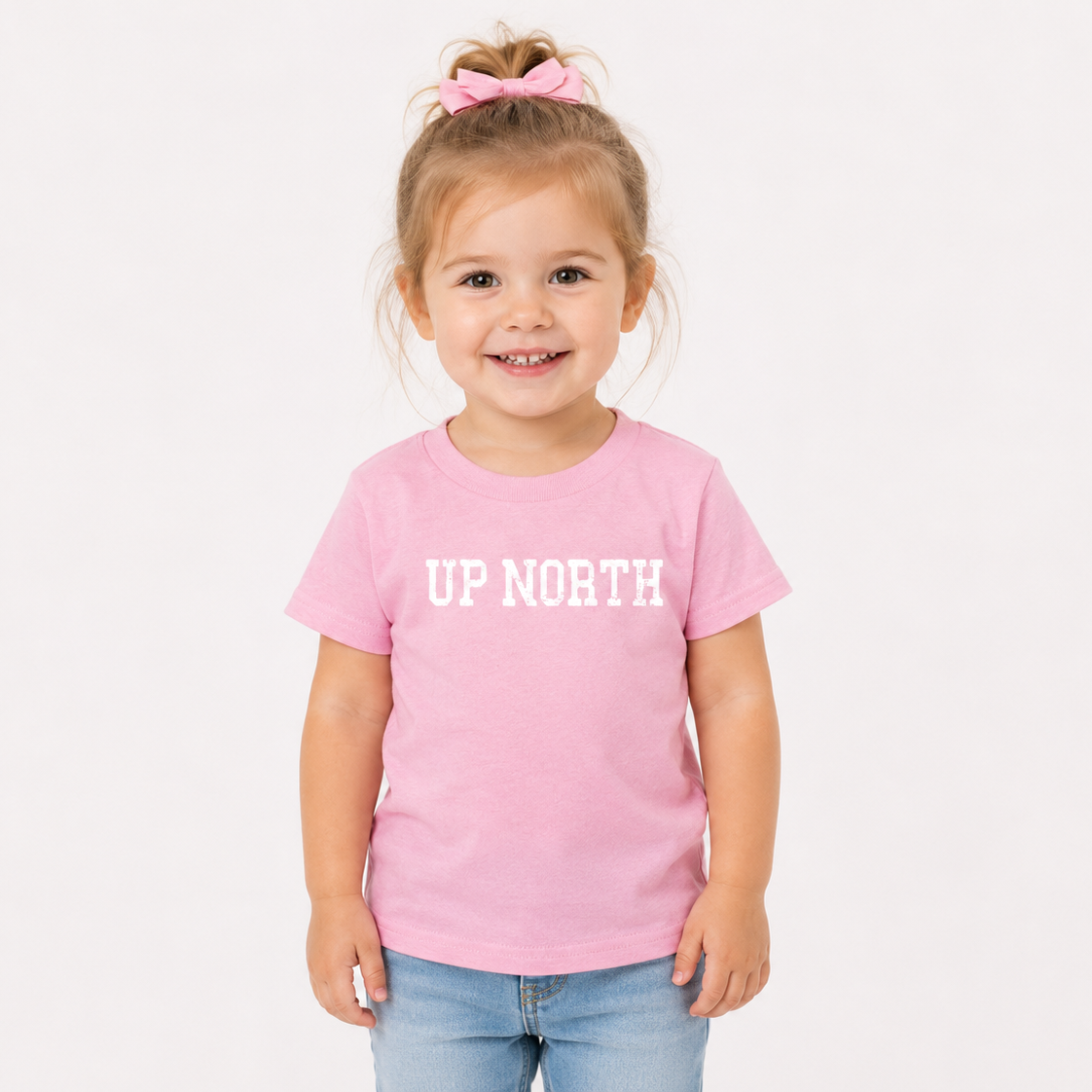 Up North Type - Toddler Tee - Pink