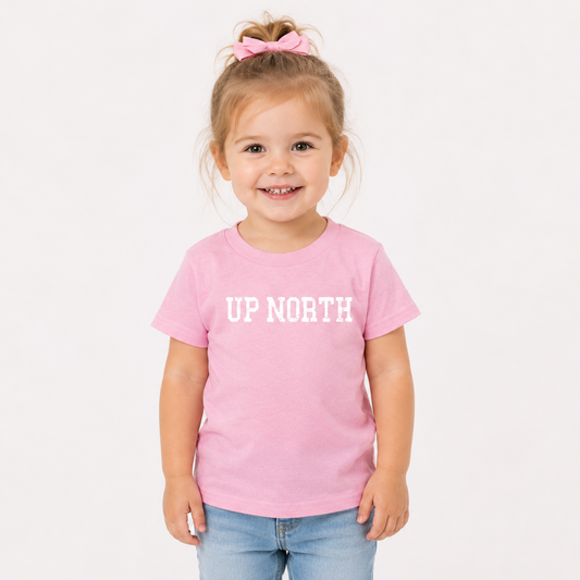 Up North Type - Toddler Tee - Pink