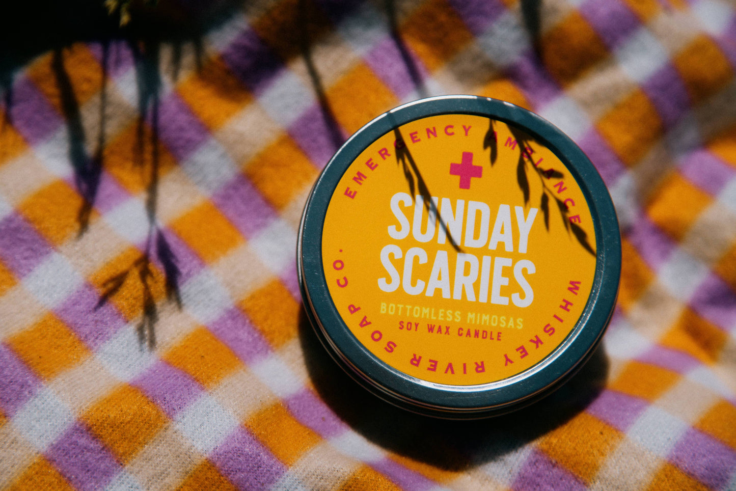 Sunday Scaries Emergency Ambiance Travel Tin | Funny Candle