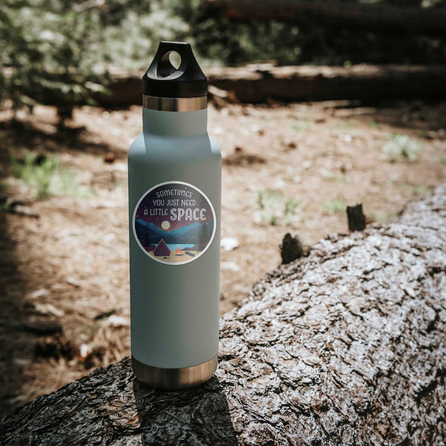 Just Need A Little Space Camping Sticker - Lake Decal