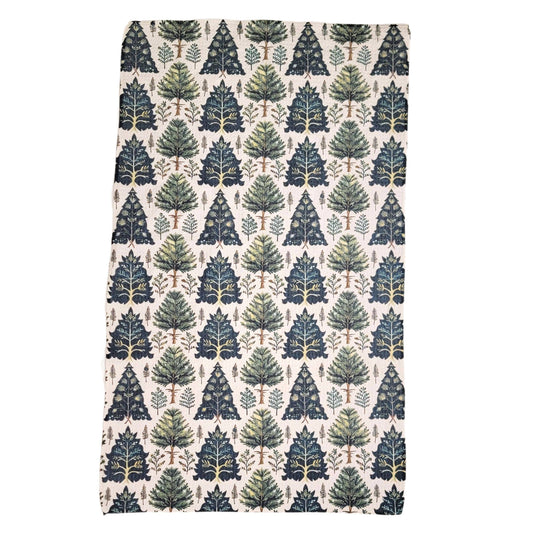 Fresh Cut Christmas Tree - Christmas Decor Waffle Tea Towels