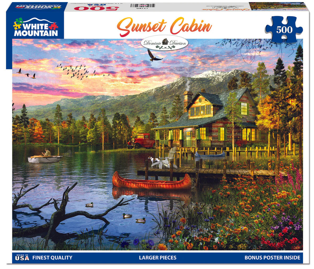 Sunset Cabin | 500 Piece Puzzle