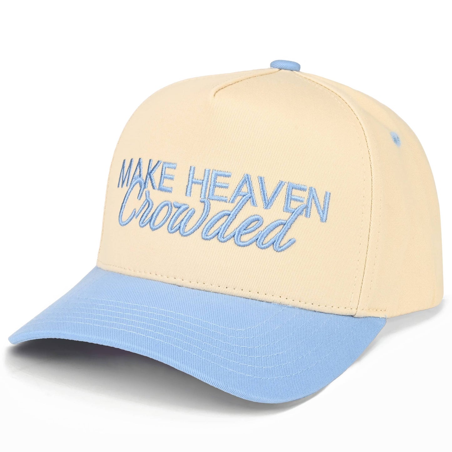 MAKE HEAVEN CROWDED - Embroidered Trucker Hat