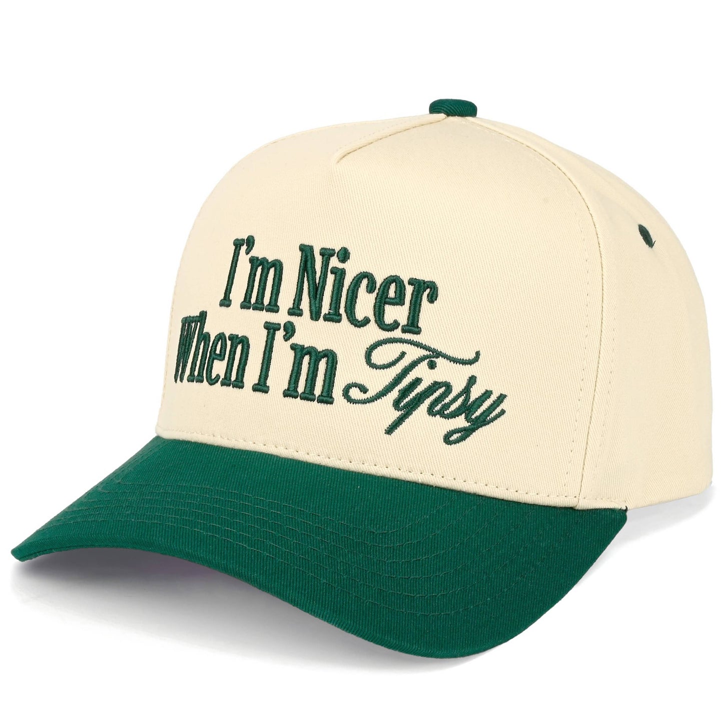 I'M NICER WHEN I AM TIPSY - Two Tone Trucker Hat
