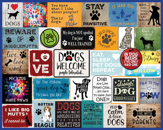 I Love Dogs | 1000 Piece Puzzle