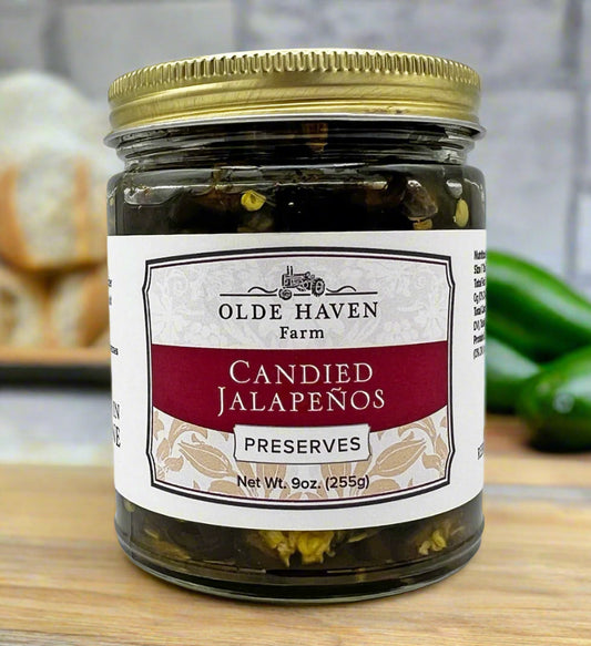 Candied Jalapeños, 9oz.