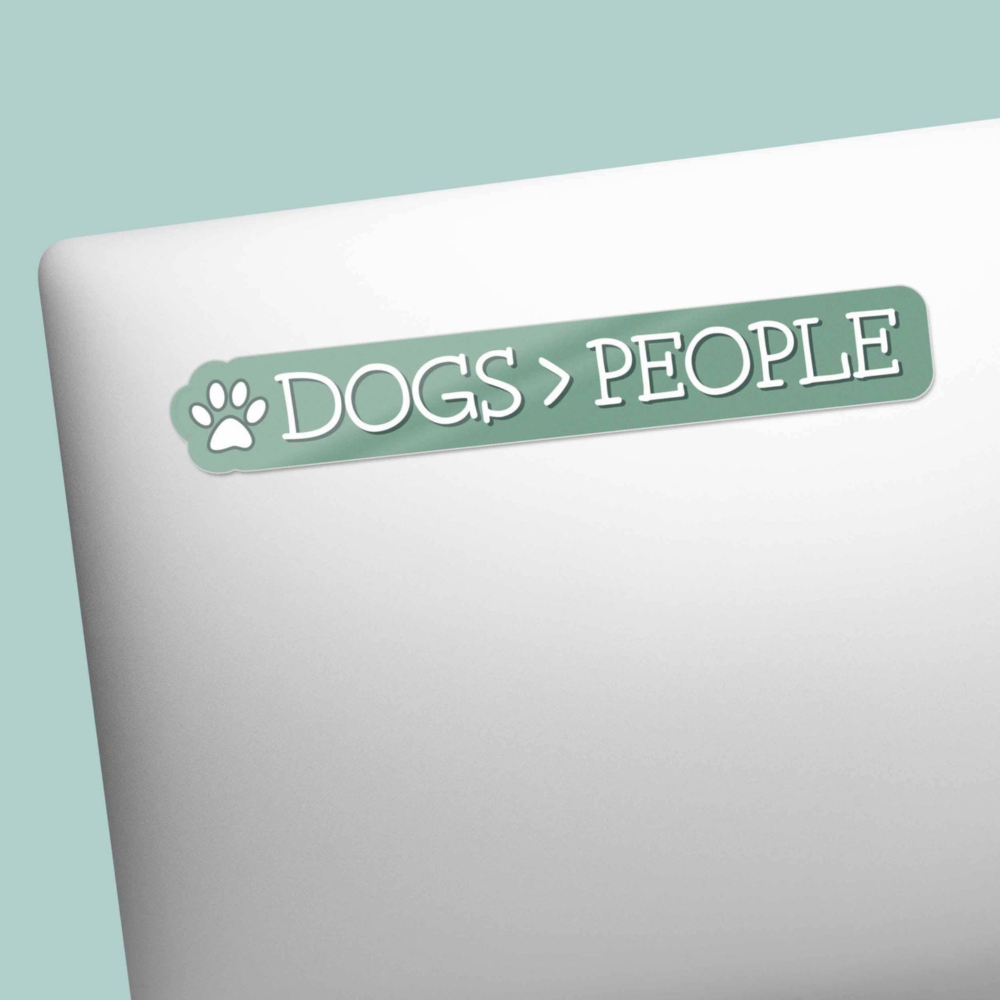 Dogs > People Sticker