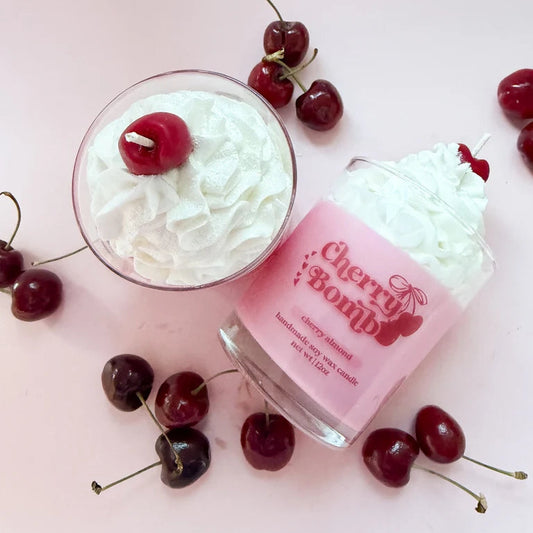 Cherry Bomb Handmade Soy Candle 12oz