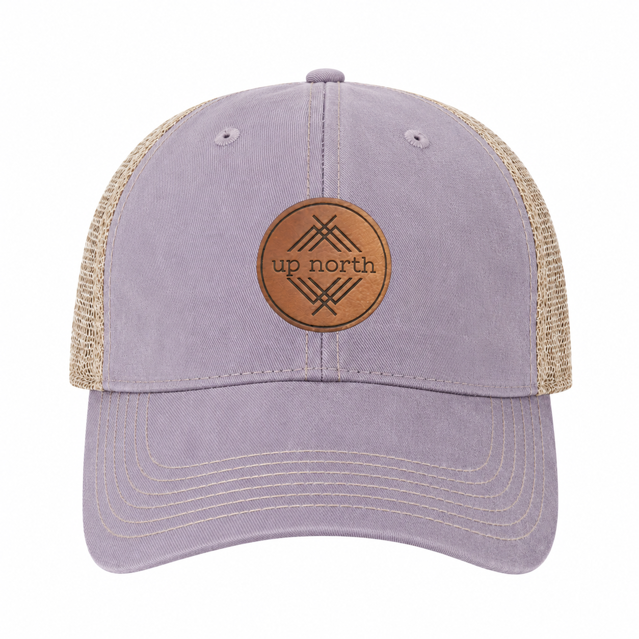Up North Lavender Washed & Worn Trucker Hat