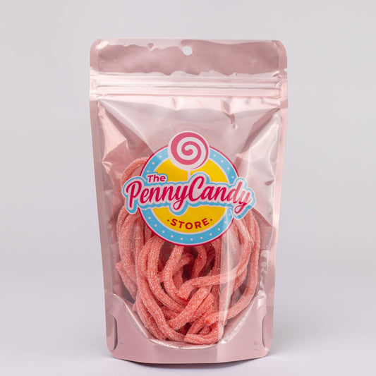 Pink Lemonade Sour Straws - Rose Gold Packaging