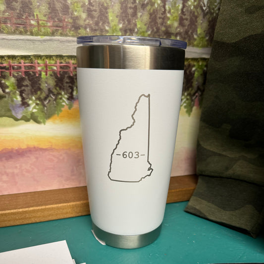 20 oz New Hampshire - 603 Tumbler