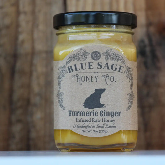 Organic Turmeric Ginger Infused Raw Honey