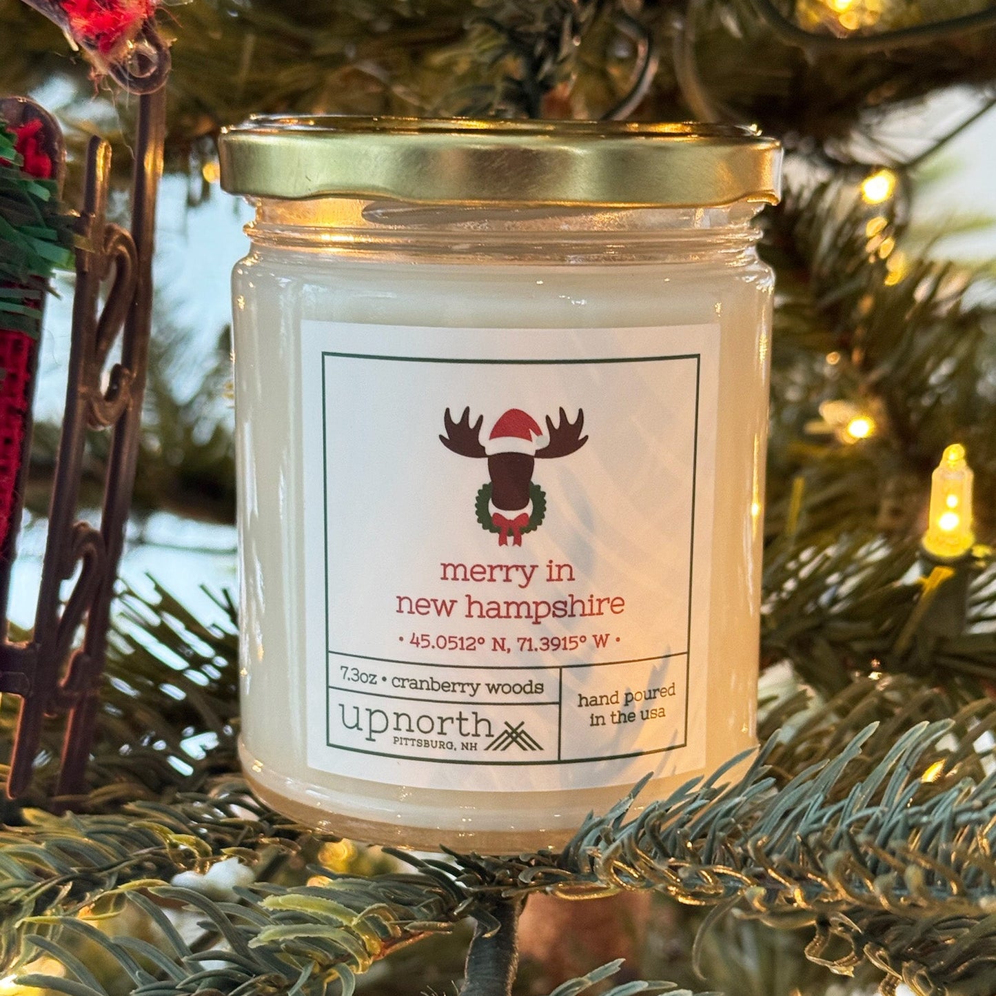 Merry in NH Candle