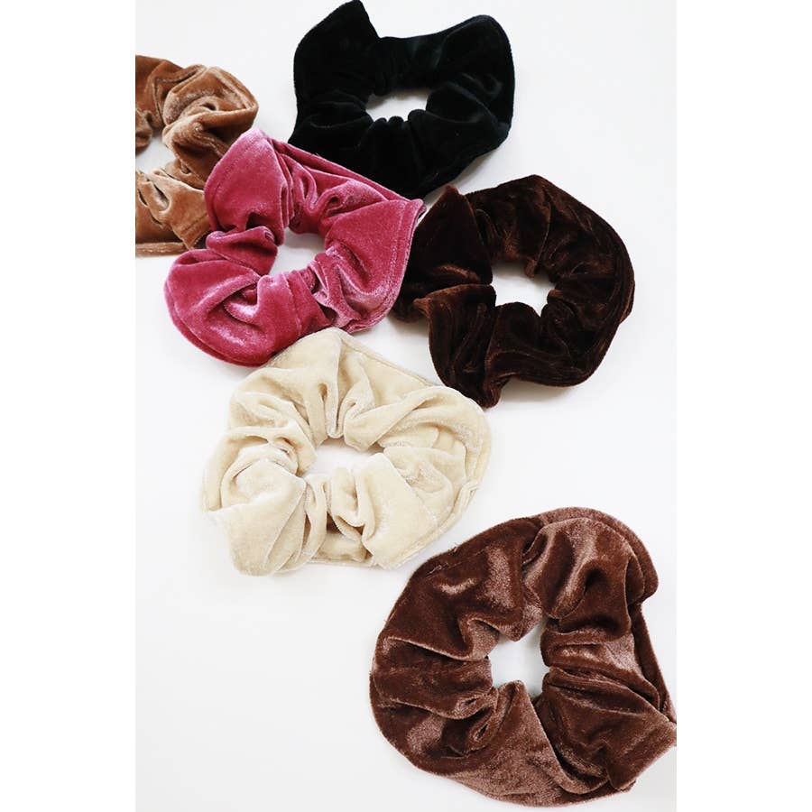 Premium Quality Large Soft Tone Velvet Scrunchie