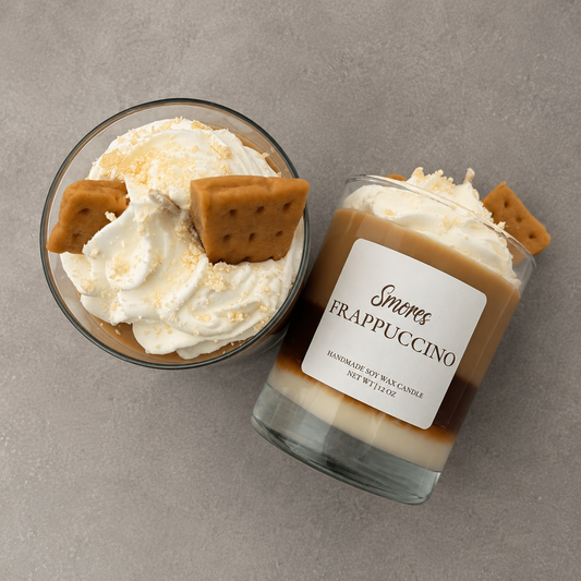S'mores Frappuccinno Handmade Soy Candle 12oz