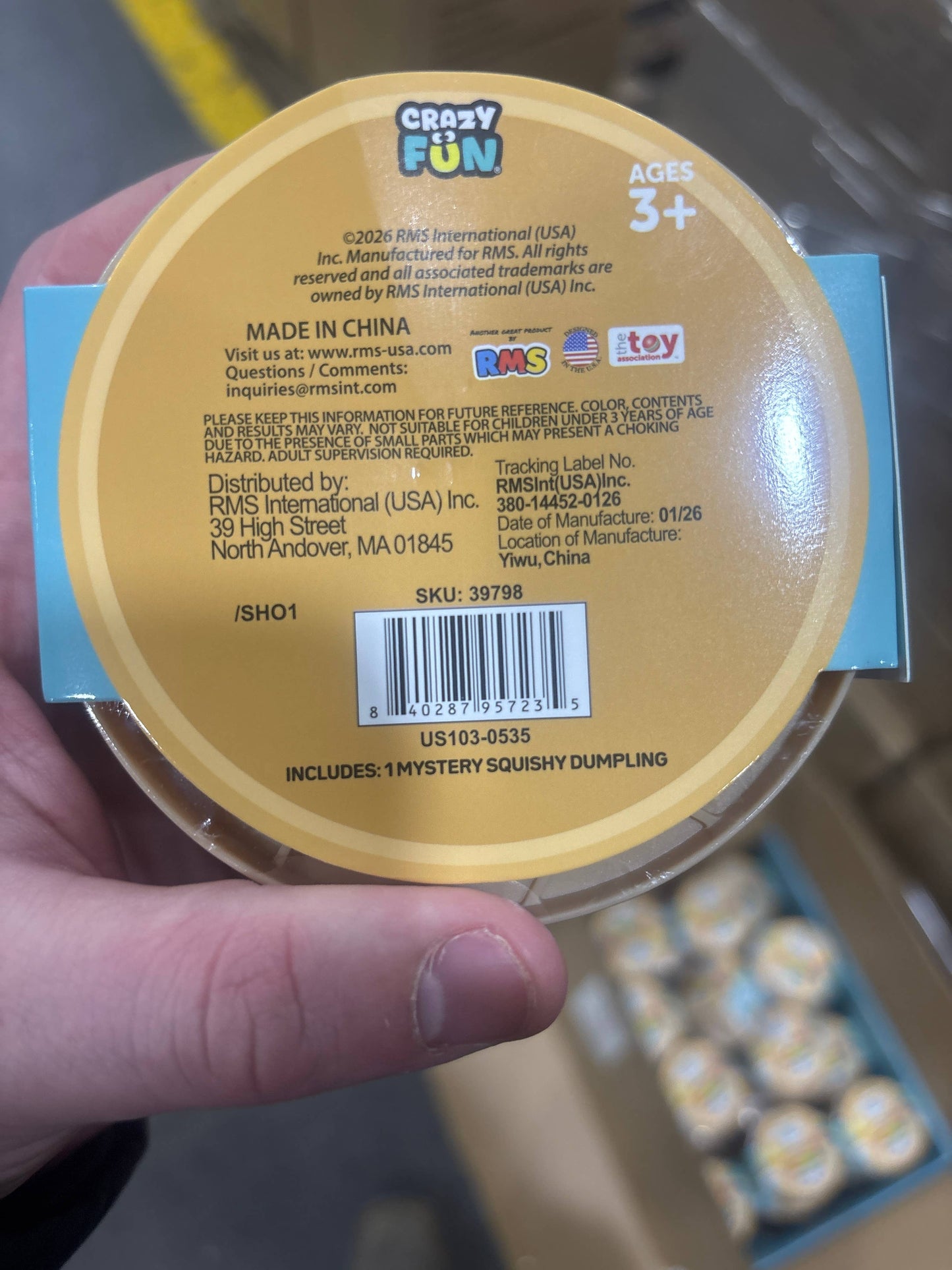 RMS® Crazy Fun™ Mystery Bao Bun – Rare Rainbow Squishy