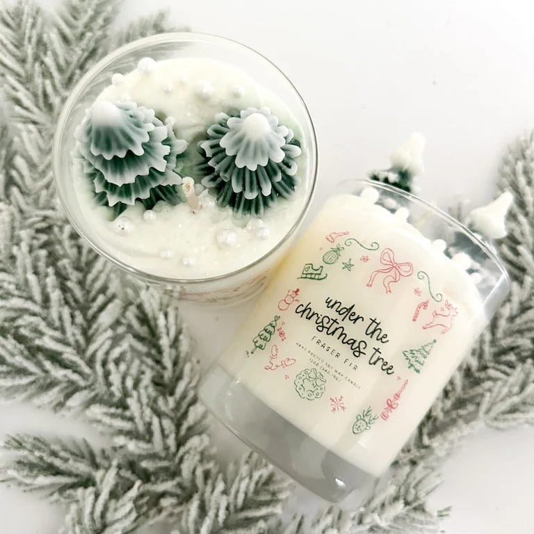 Under the Christmas Tree 12oz Handmade Soy Candle