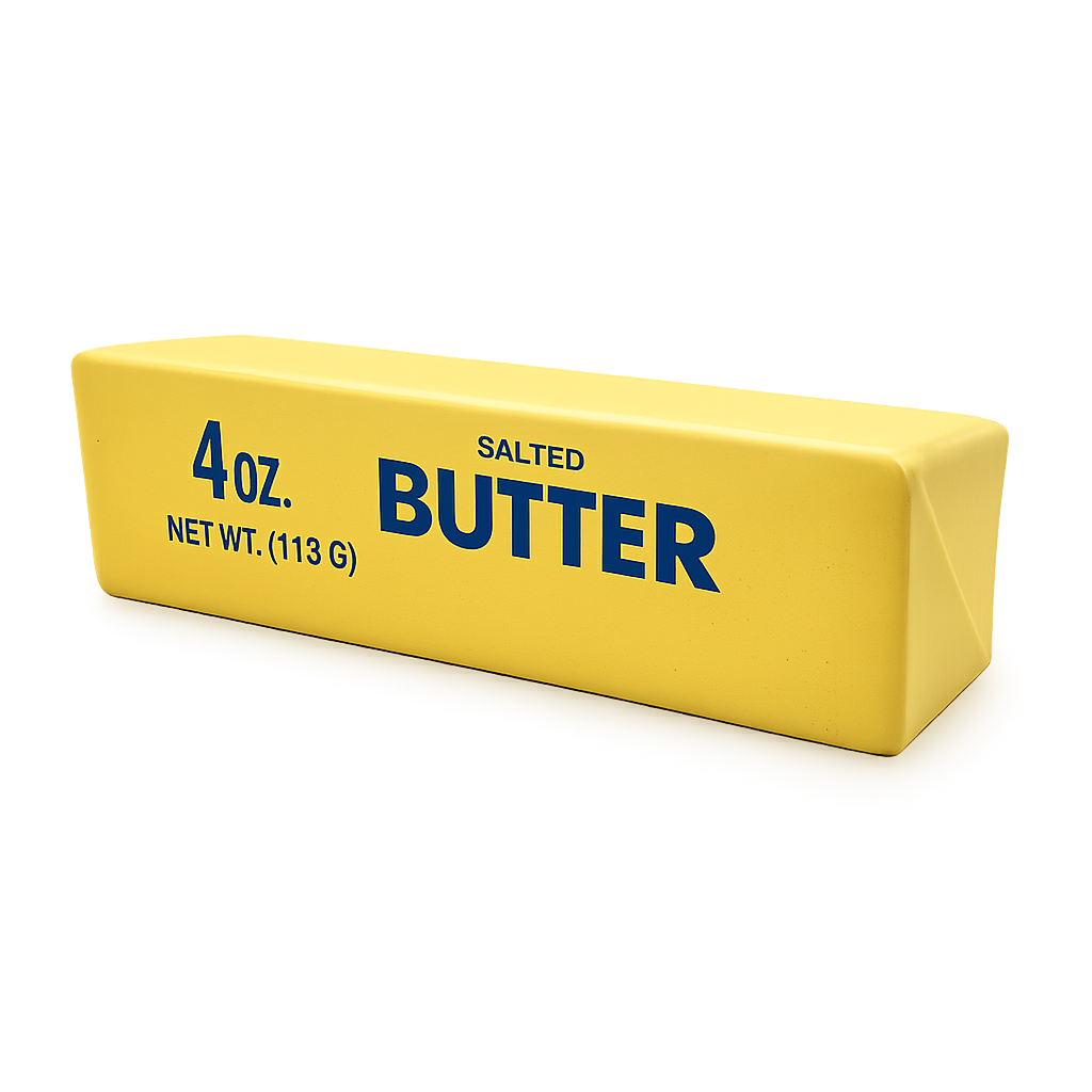 6" Butter Stick Squishy Toy