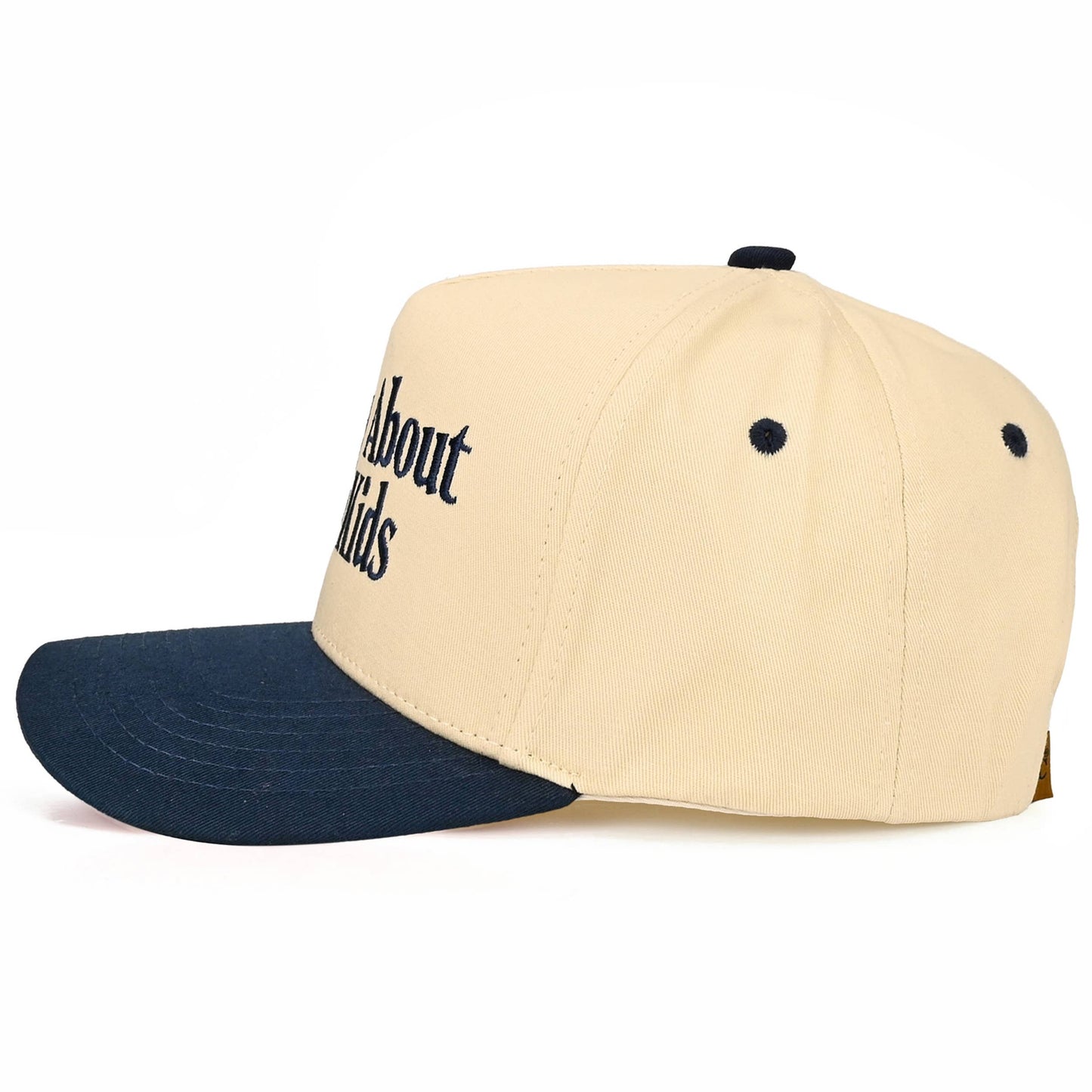 SORRY ABOUT MY KIDS Letter Two Tone Trucker Hat