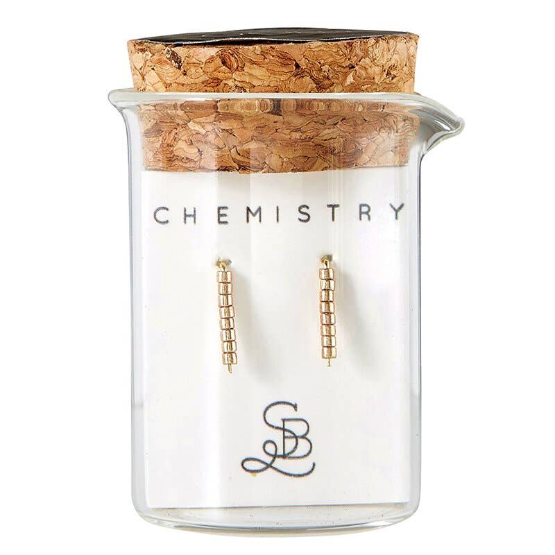 Chemistry Earring - Gold