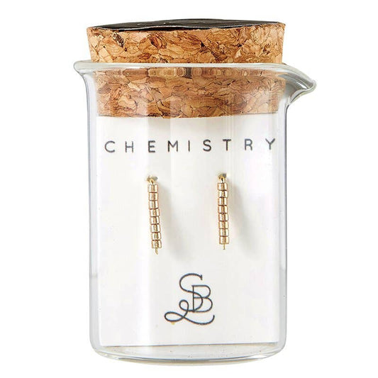 Chemistry Earring - Gold