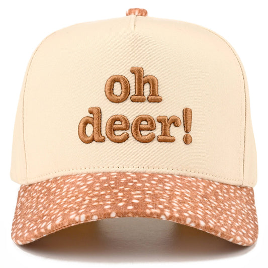 OH DEER Embroidered Trucker Hat