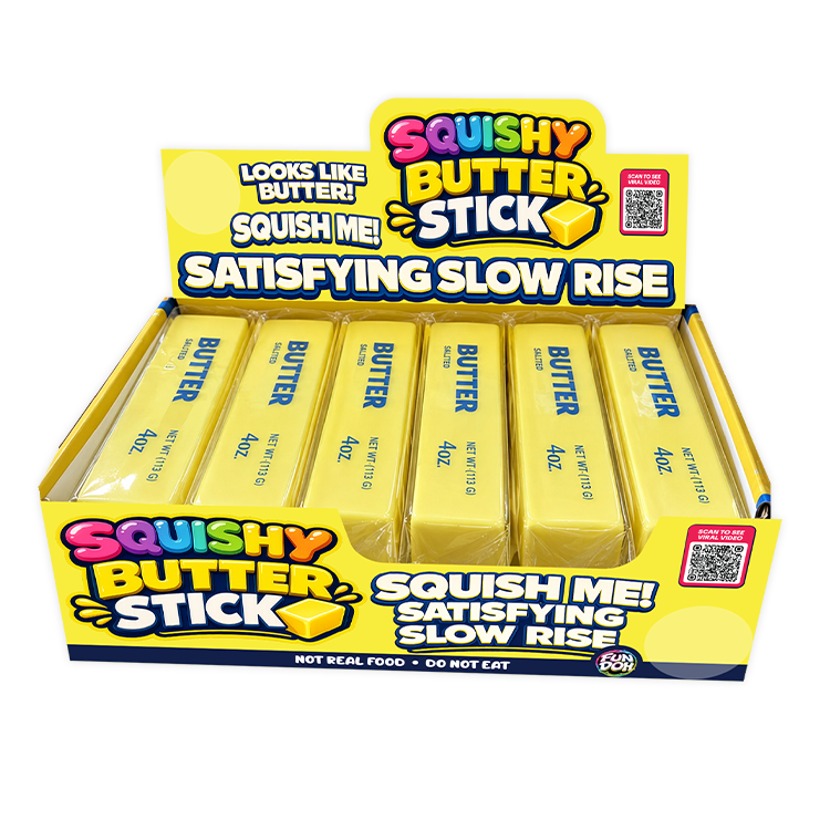 6" Butter Stick Squishy Toy
