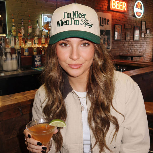 I'M NICER WHEN I AM TIPSY - Two Tone Trucker Hat