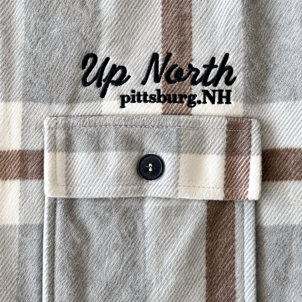 Embroidered Flannel Shacket