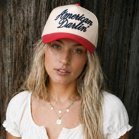 AMERICAN DARLIN' - Two Tone Trucker Hat