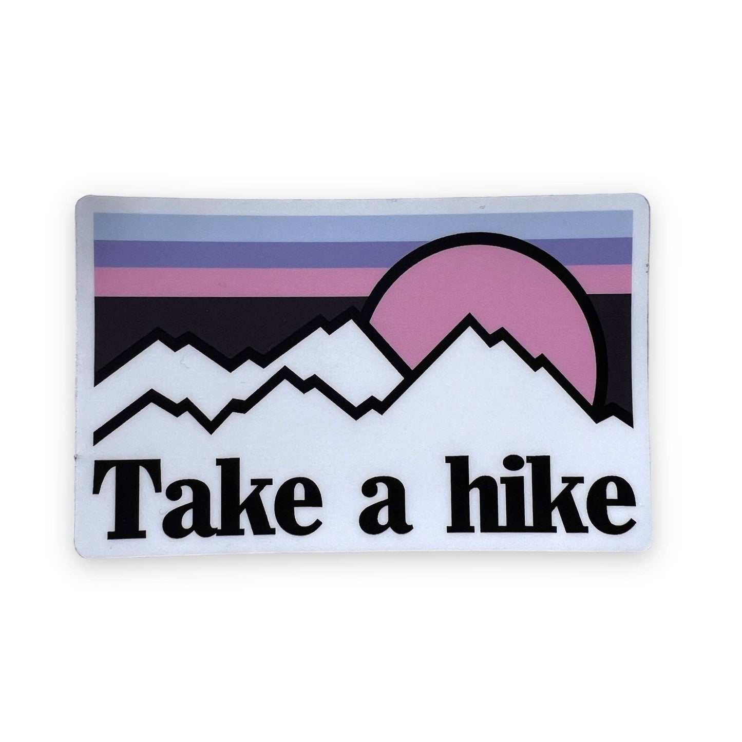 Take A Hike Sticker, Hiking Nature, Explore, Adventure