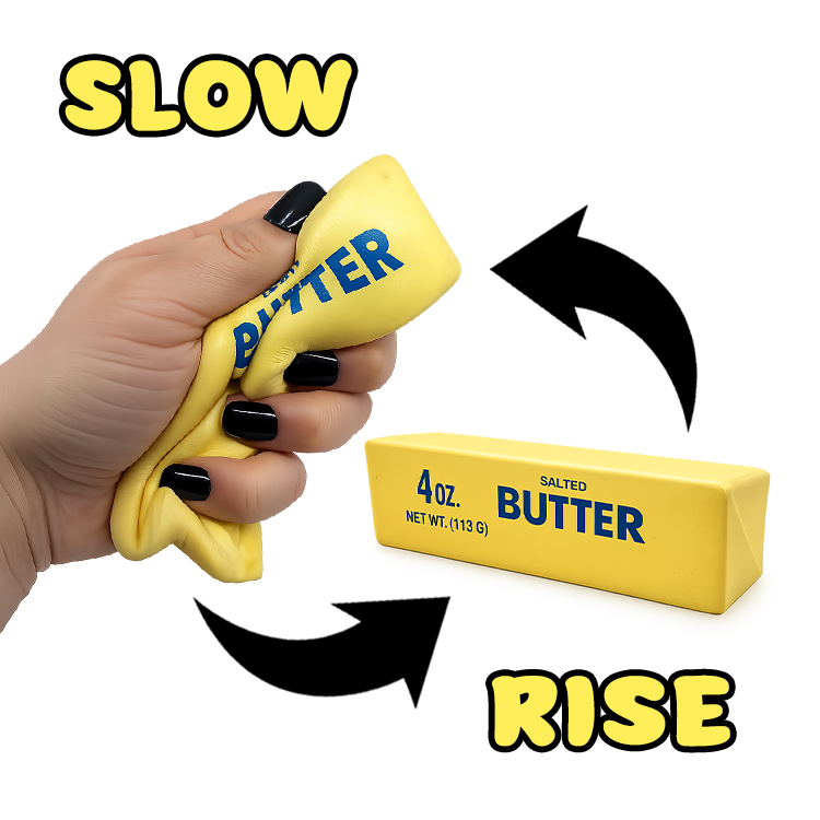 6" Butter Stick Squishy Toy