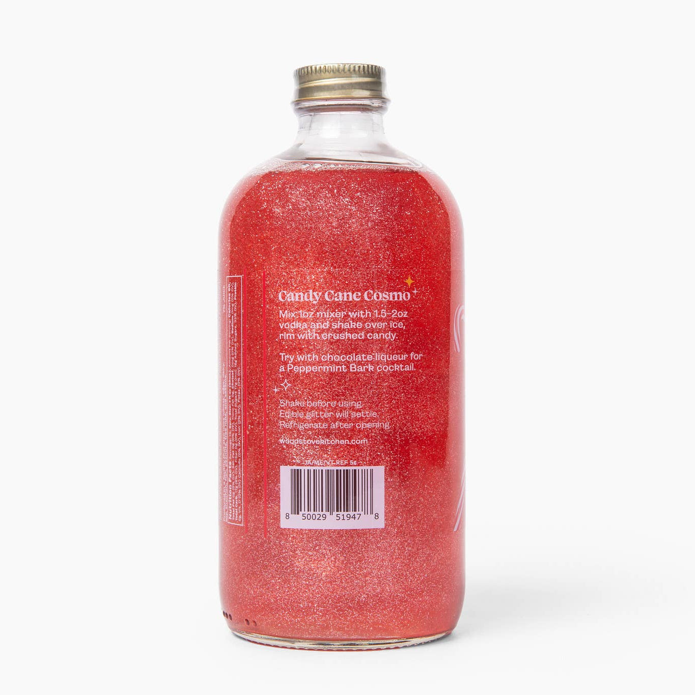 Candy Cane Sparkle Cocktail & Mocktail Mixer, 16 fl oz