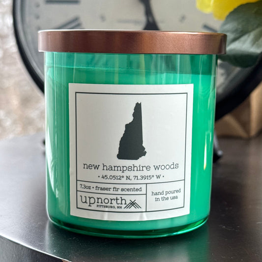 New Hampshire Woods - Teal Candle