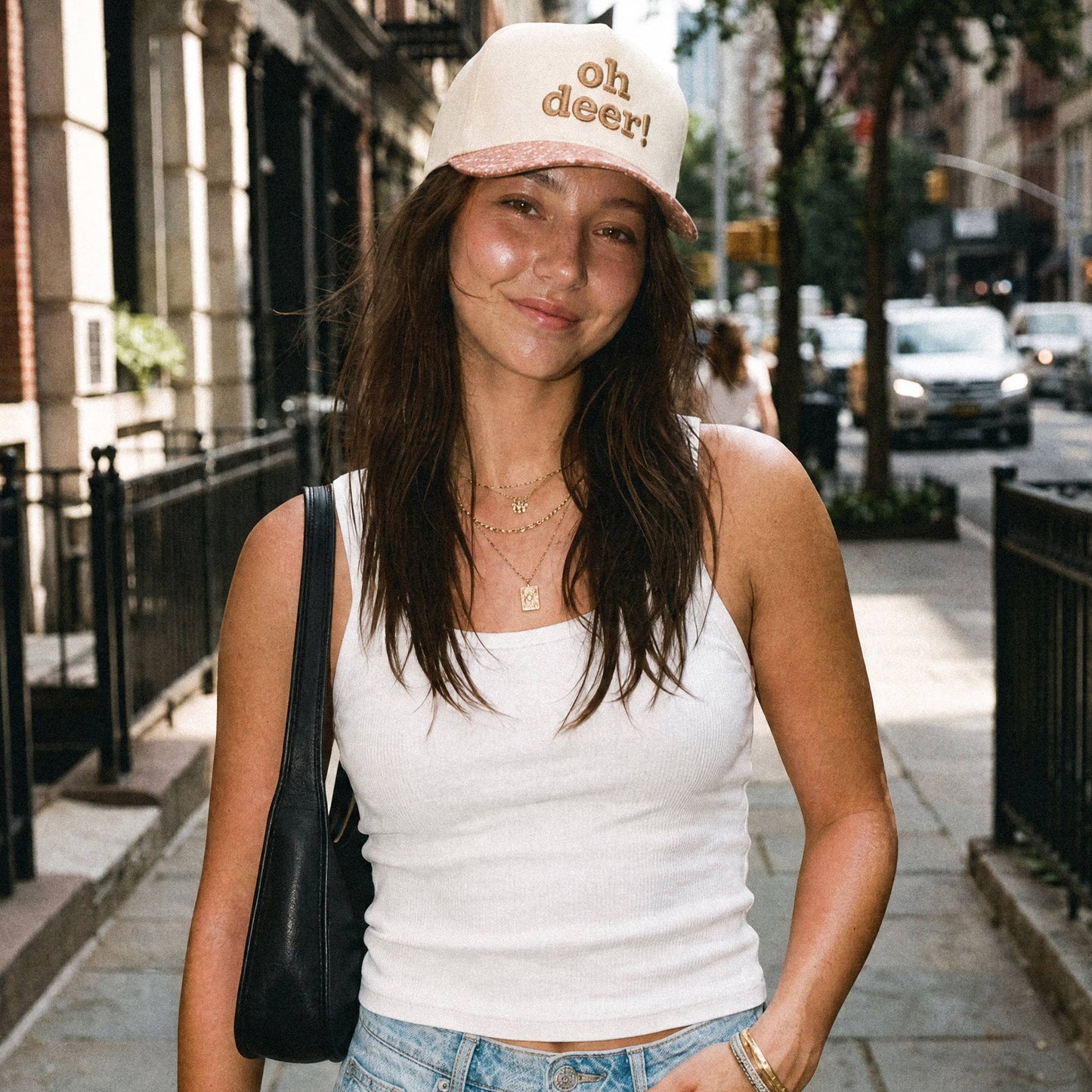 OH DEER Embroidered Trucker Hat