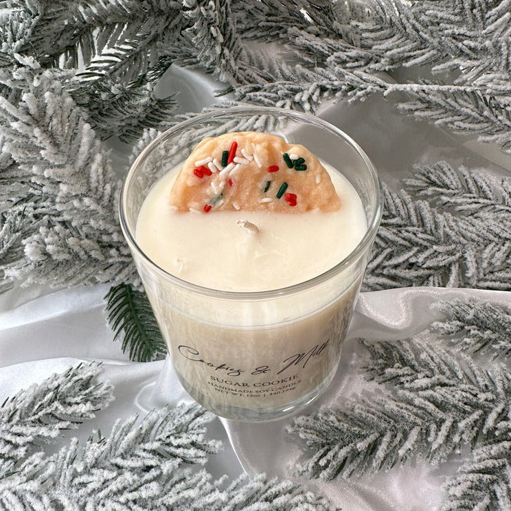 Christmas Cookies & Milk Candle 12oz